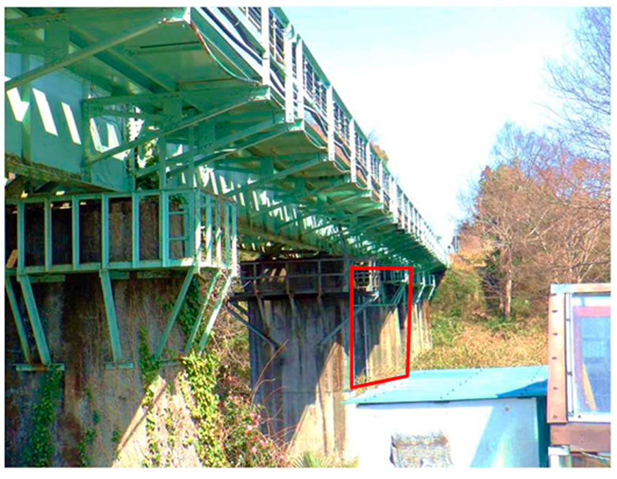 作業箇所　（八高線：都幾川橋りょう3P）